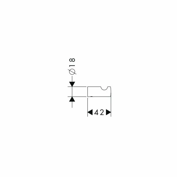 Cuier Hansgrohe Logis crom [3]