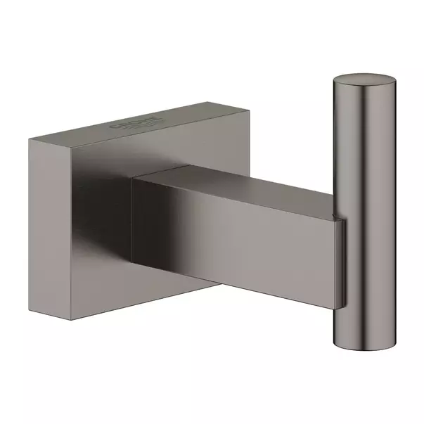 Cuiere si suporturi prosoape - Cuier Grohe Essentials Cube antracit periat Hard Graphite