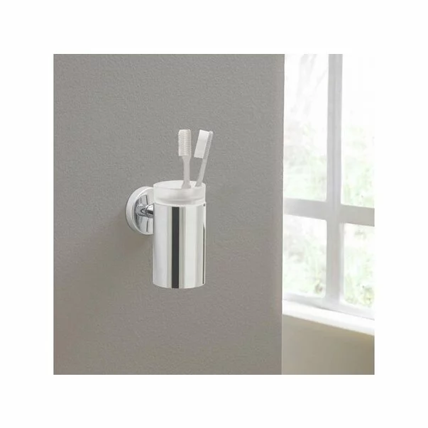 Suport periute de dinti Hansgrohe Logis crom [2]