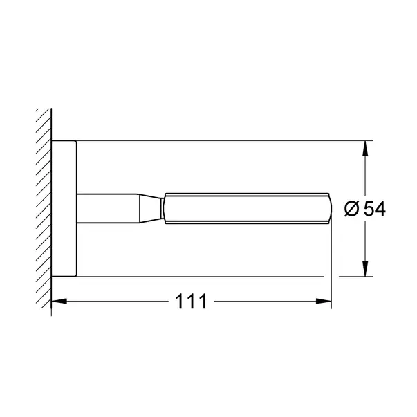Suport multifunctional Grohe BauCosmopolitan crom lucios [7]