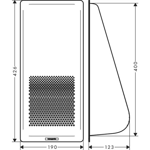 Sita pentru chiuveta negru mat Hansgrohe F14 [3]