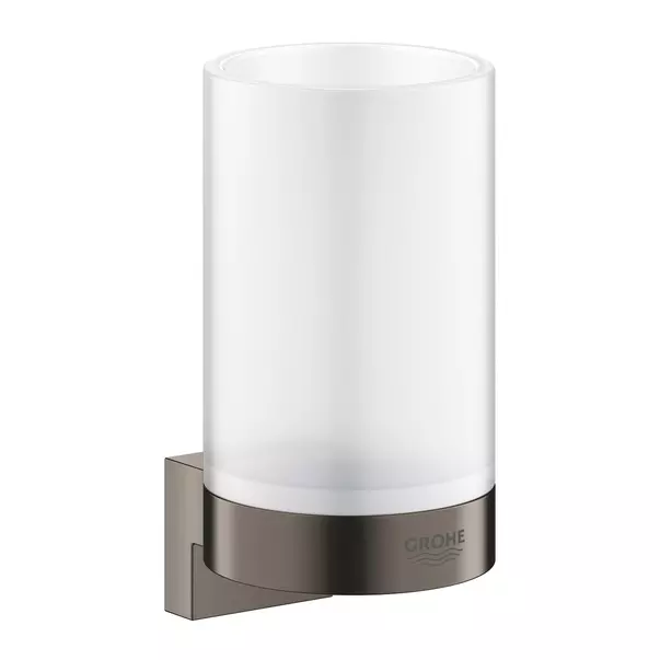 Suport Grohe Selection pentru pahar sau dozator sapun antracit periat Hard Graphite [4]