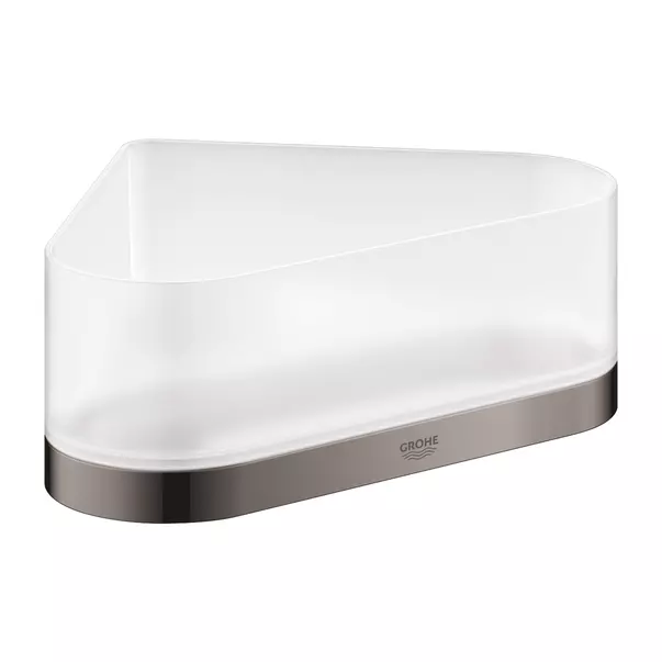 Etajera dus de colt Grohe Selection antracit lucios Hard Graphite [1]