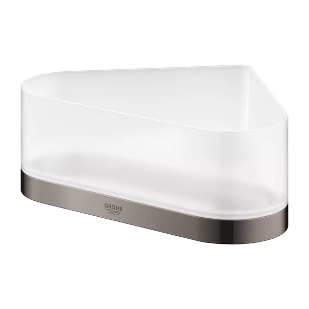 Etajera dus de colt Grohe Selection antracit lucios Hard Graphite [2]