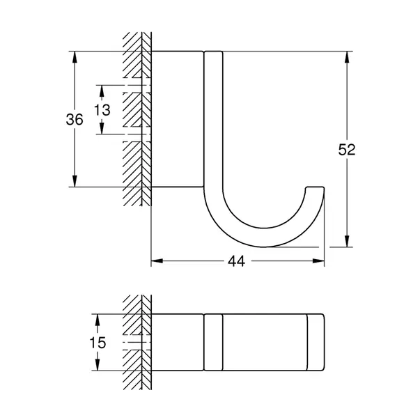 Cuier Grohe Selection crom lucios [3]