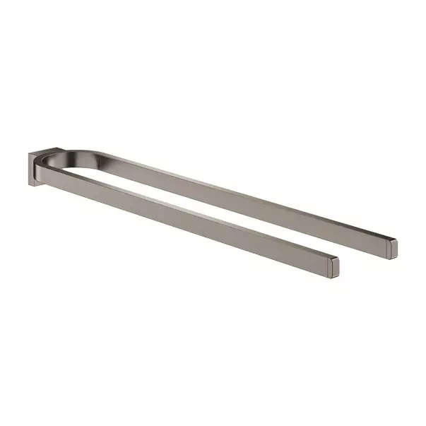 Cuiere si suporturi prosoape - Bara dubla portprosop Grohe Selection 41 cm antracit periat Hard Graphite