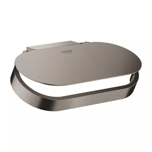 Suport hartie igienica cu aparatoare Grohe Selection antracit periat Hard Graphite [1]
