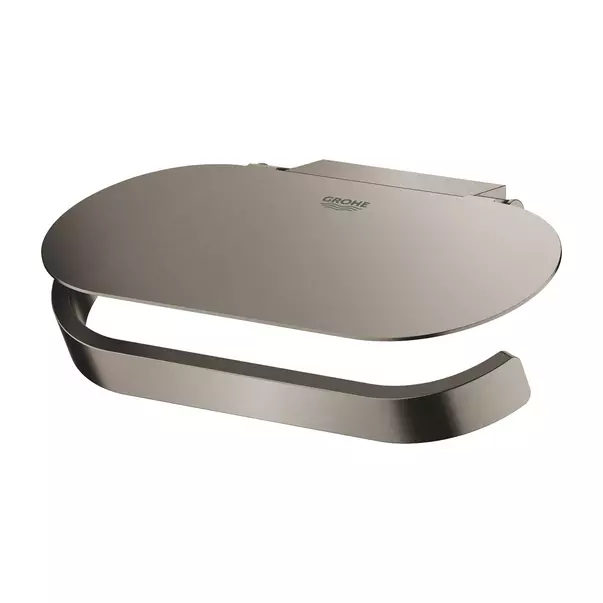 Suport hartie igienica cu aparatoare Grohe Selection antracit periat Hard Graphite [2]