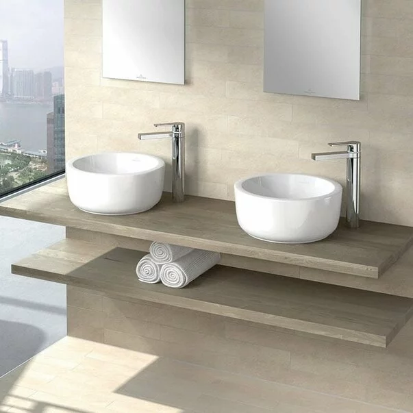 Lavoar pe blat Villeroy&Boch Architectura 40 cm rotund [3]