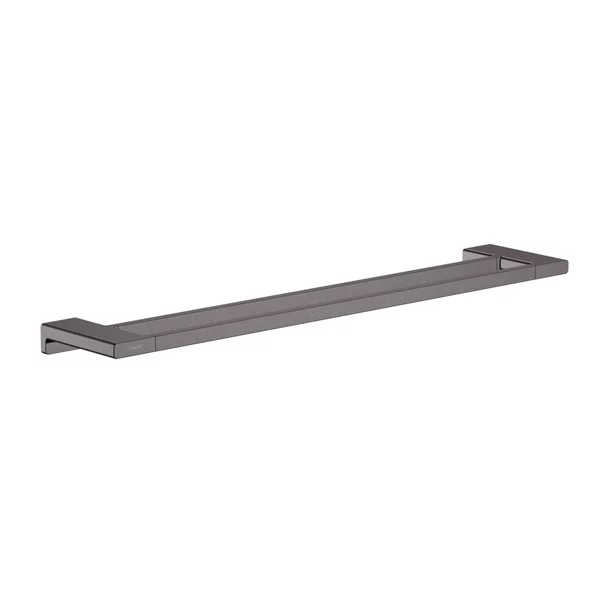 Cuiere si suporturi prosoape - Bara dubla portprosop Hansgrohe AddStoris negru - crom periat