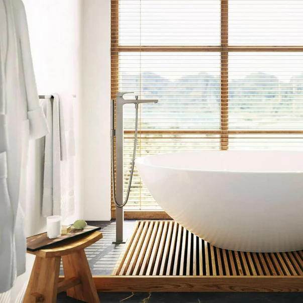 Bara portprosop Hansgrohe AddStoris negru - crom periat [2]