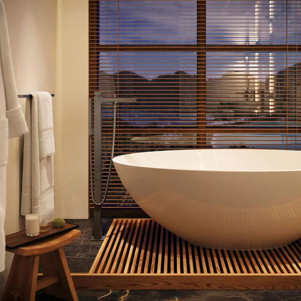 Bara portprosop Hansgrohe AddStoris negru - crom periat [4]