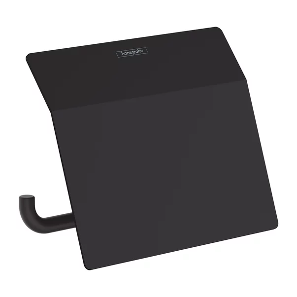 Accesorii toaleta - Suport hartie igienica cu protectie negru Hansgrohe AddStoris
