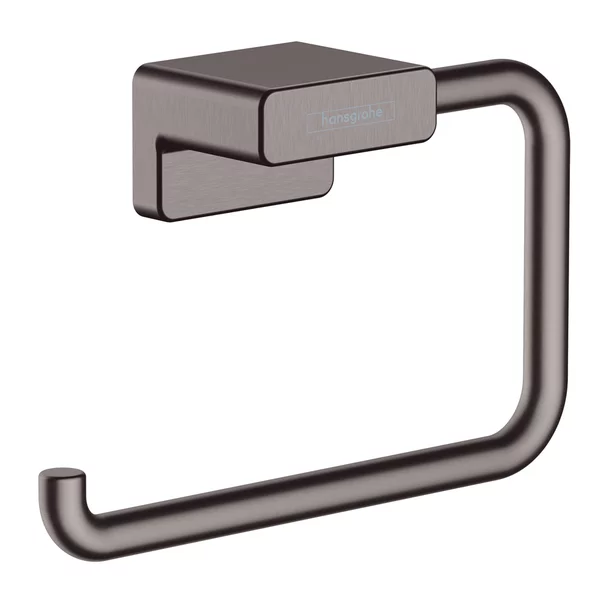 Accesorii toaleta - Suport hartie igienica Hansgrohe AddStoris negru - crom periat