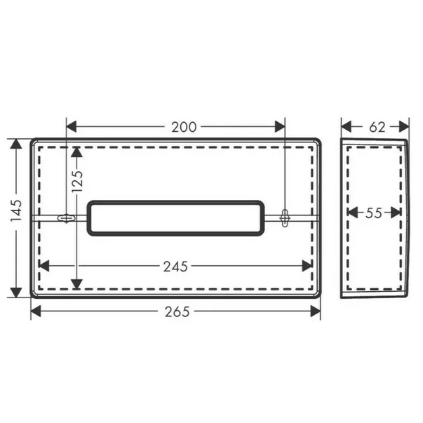 Suport prosoape hartie bronz periat Hansgrohe AddStoris [3]
