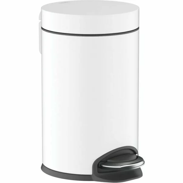Accesorii toaleta - Cos de gunoi cu pedala Hansgrohe AddStoris alb