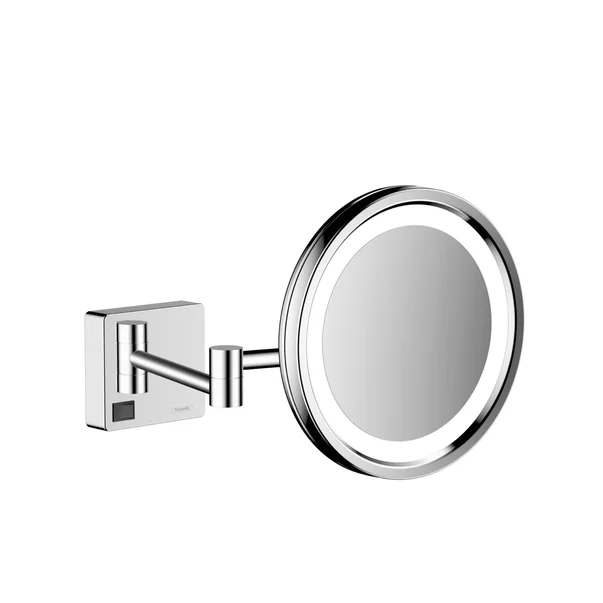 Accesorii lavoar - Oglinda cu lupa si LED Hansgrohe AddStoris crom