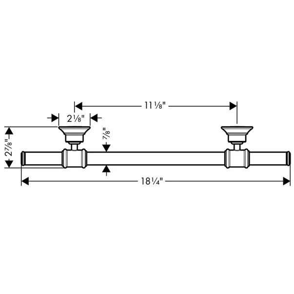 Suport portprosop Hansgrohe Axor Montreux [2]