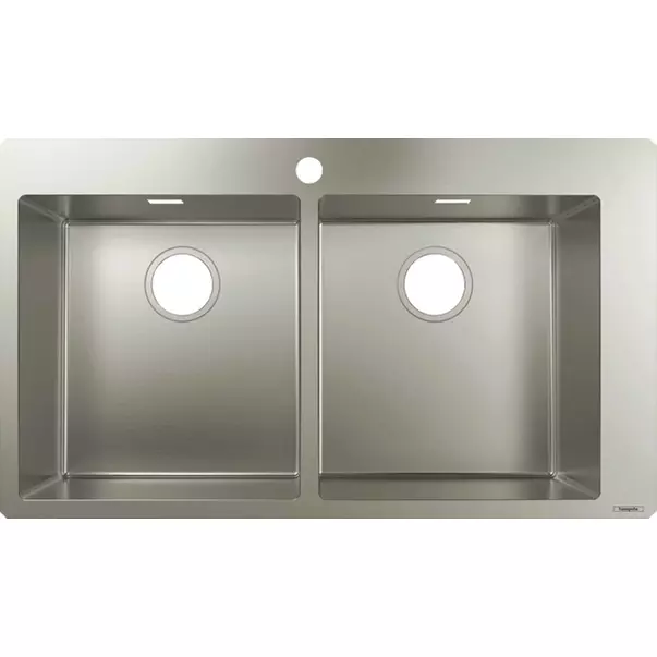 Chiuvete Inox - Chiuveta bucatarie Hansgrohe S51 inox 86.5x50 cm