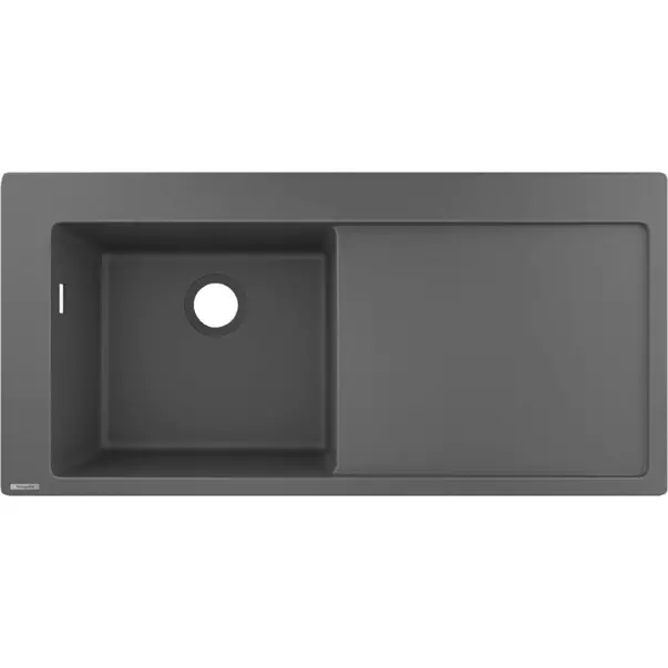 Bucatarie - Chiuveta compozit gri inchis Hansgrohe S51 SilicaTec 105x51 cm