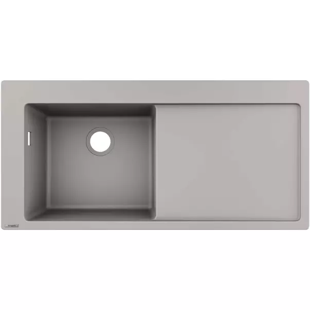 Bucatarie - Chiuveta compozit gri Hansgrohe S51 SilicaTec 105x51 cm