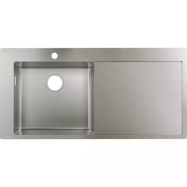 Chiuvete Inox - Chiuveta bucatarie Hansgrohe S71 inox 104.5x51 cm picurator stanga