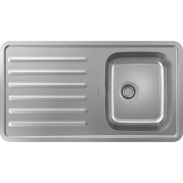 Chiuvete Inox - Chiuveta bucatarie Hansgrohe S41 inox 91.5x50.5 cm