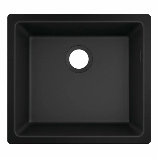 Bucatarie - Chiuveta compozit Hansgrohe S51 SilicaTec negru grafit 50x45 cm