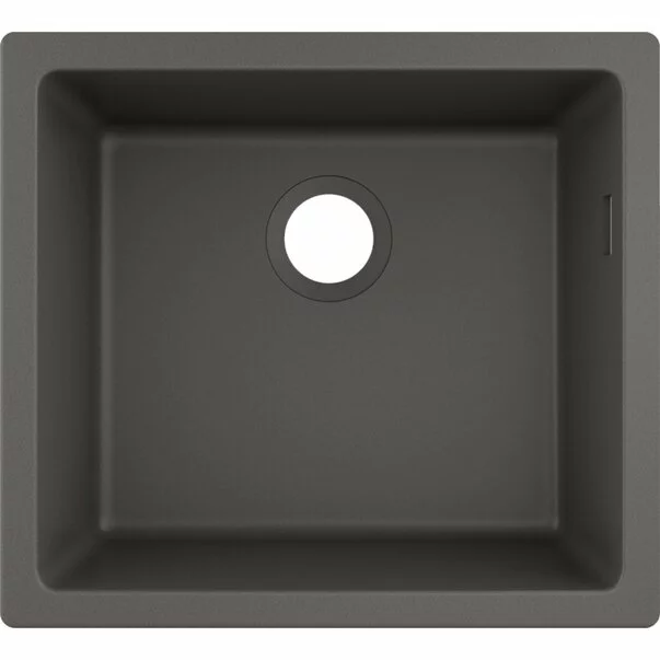 Bucatarie - Chiuveta compozit Hansgrohe S51 SilicaTec gri piatra 50x45 cm