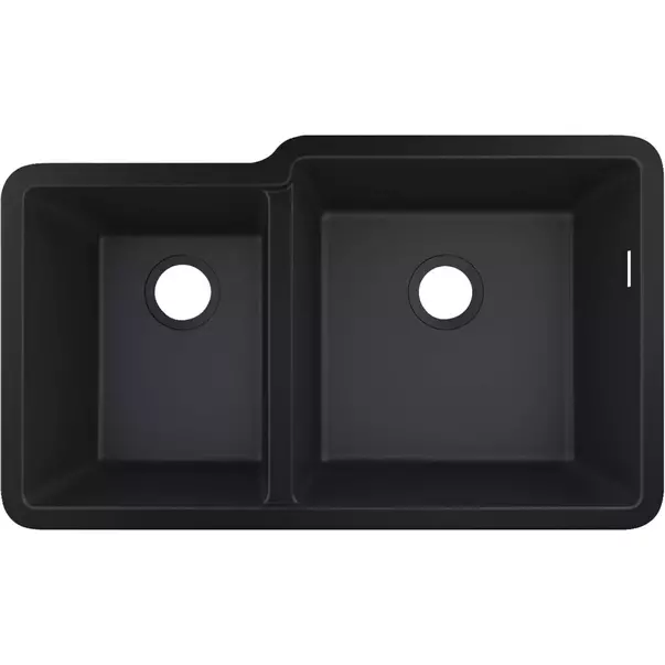 Bucatarie - Chiuveta compozit negru grafit Hansgrohe S51 SilicaTec 82x48.5 cm