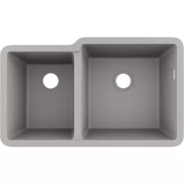 Bucatarie - Chiuveta compozit gri Hansgrohe S51 SilicaTec 82x48.5 cm