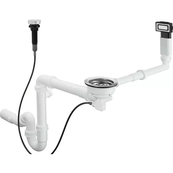 Bucatarie - Sifon automat Hansgrohe D14-11 pentru chiuveta din granit cu o cuva