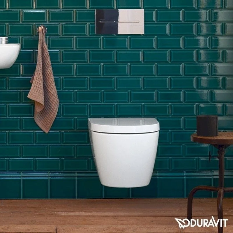 Set Vas WC suspendat cu capac soft close Duravit ME by Starck Rimless 37x57 cm evacuare orizontala [5]