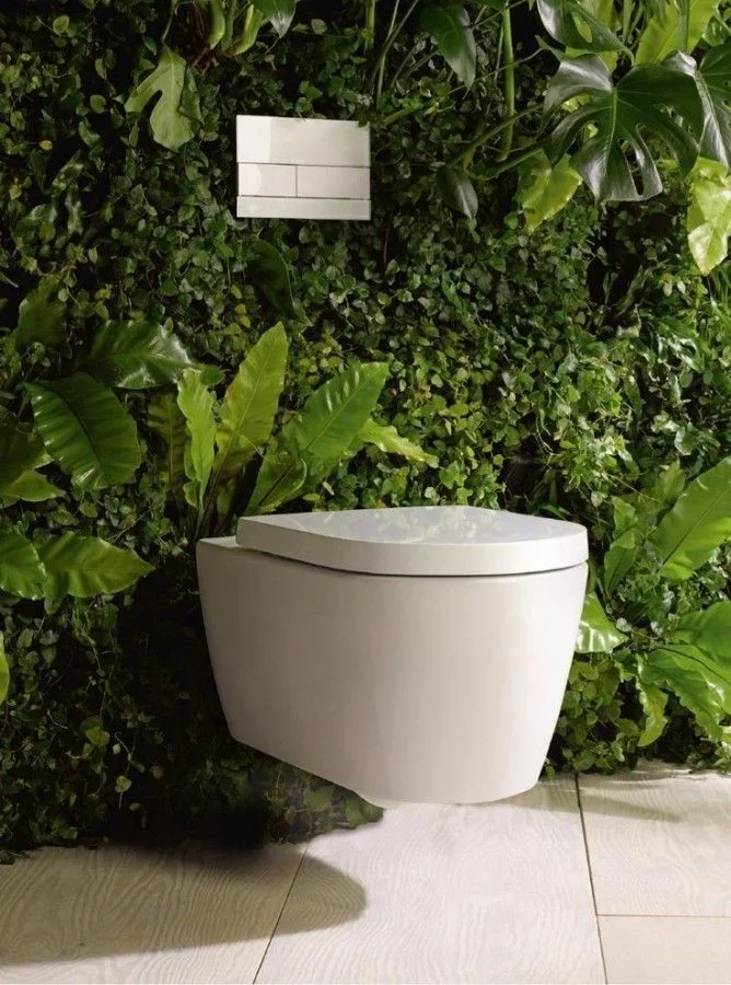 Set Vas WC suspendat cu capac soft close Duravit ME by Starck Rimless 37x57 cm evacuare orizontala [6]
