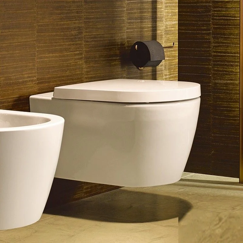 Set Vas WC suspendat cu capac soft close Duravit ME by Starck Rimless 37x57 cm evacuare orizontala [7]