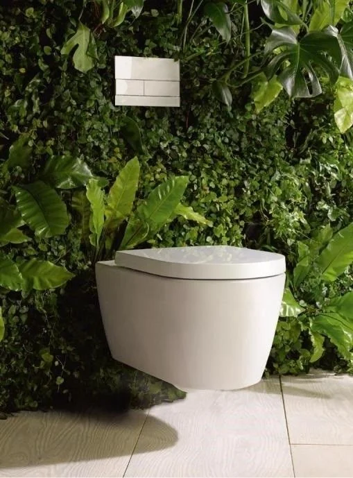 Set Vas WC suspendat cu capac soft close Duravit ME by Starck Rimless 37x48 cm evacuare orizontala [7]