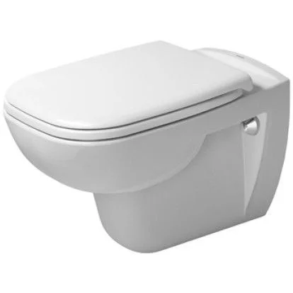 Set Vas WC suspendat cu capac soft close Duravit D-Code 36x55 cm evacuare orizontala Obiecte Sanitare - Set Vas WC suspendat cu capac soft close Duravit D-Code 36x55 cm evacuare orizontala