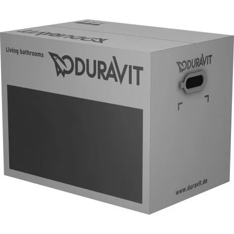Set Vas WC suspendat cu capac soft close Duravit D-Code 36x55 cm evacuare orizontala [2]