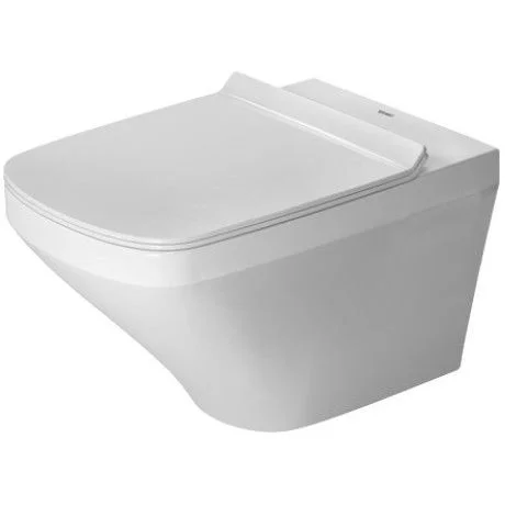 Set Vas WC suspendat cu capac soft close Duravit Durastyle Rimless 37x54 cm evacuare orizontala, fixare ascunsa [2]