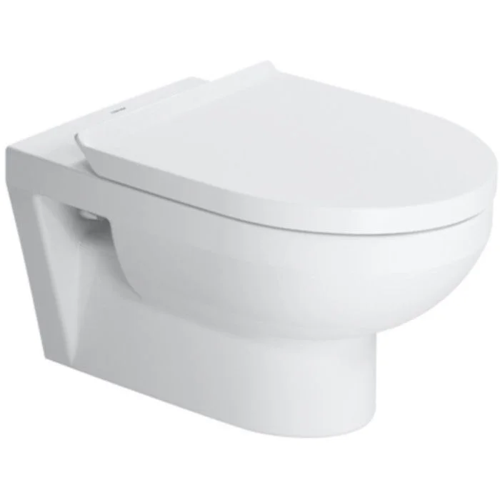 Set Vas WC suspendat cu capac soft close Duravit Durastyle Rimless 37x54 cm evacuare orizontala Obiecte Sanitare - Set Vas WC suspendat cu capac soft close Duravit Durastyle Rimless 37x54 cm evacuare orizontala