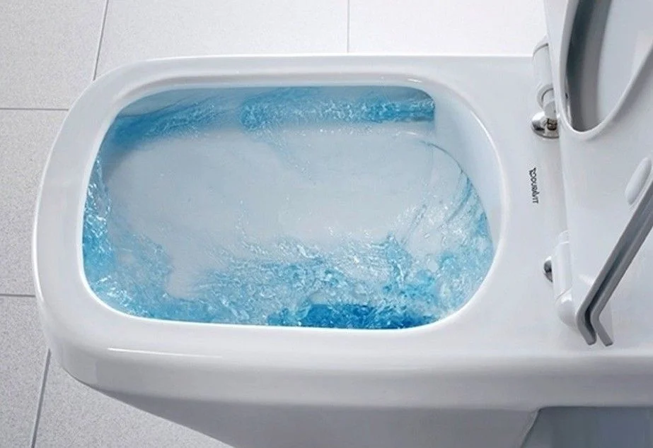 Set Vas WC suspendat cu capac soft close Duravit D-Code Rimless 36x55 cm evacuare orizontala [4]