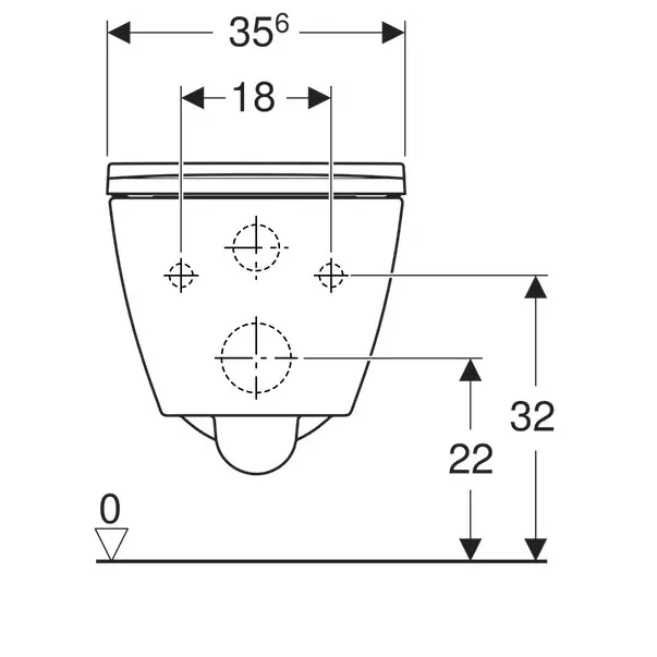 Pachet rezervor wc incastrat Geberit Duofix si vas wc suspendat si capac slim soft close Geberit Smyle Square [7]