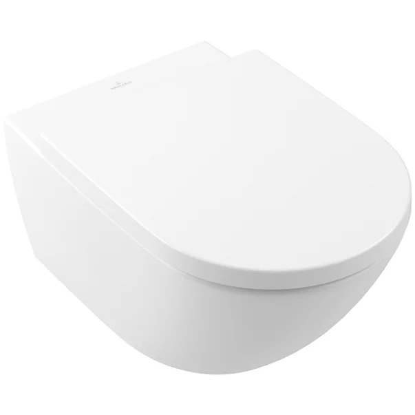 Obiecte Sanitare - Vas wc suspendat Villeroy & Boch Subway 3.0 CeramicPlus alb mat