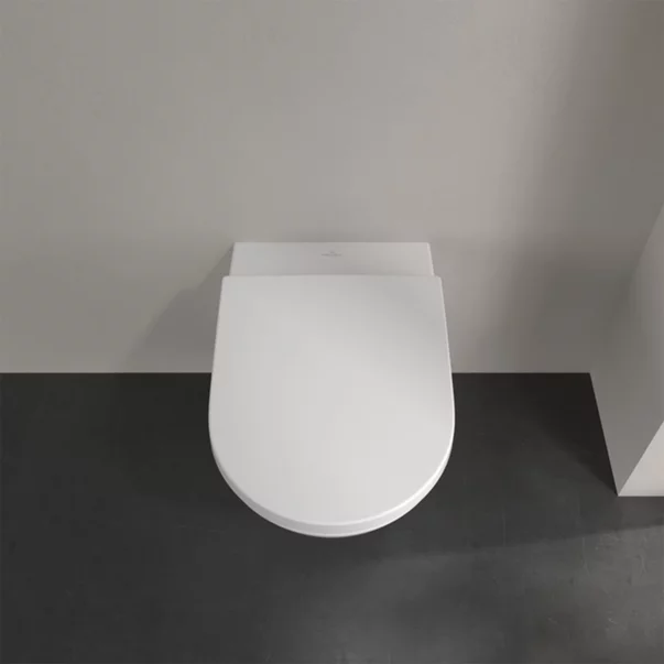 Set vas WC suspendat Villeroy&Boch Subway 3.0 CeramicPlus TwistFlush alb cu capac softclose [5]