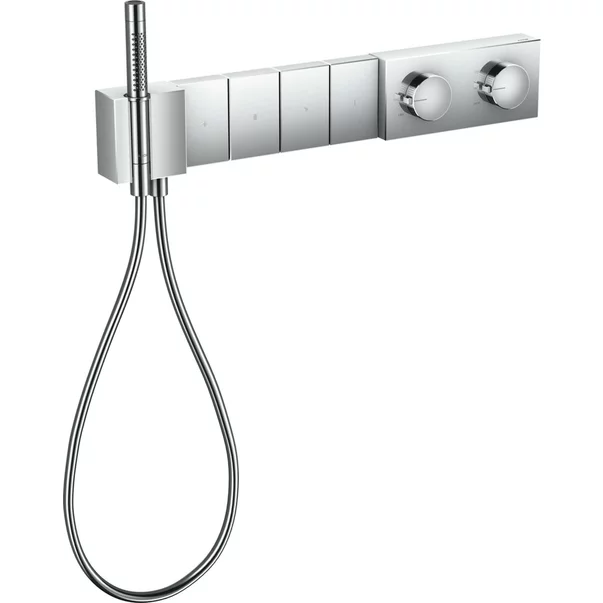 Baterii baie - Baterie dus termostatata incastrata Hansgrohe Axor Edge cu 4 functii
