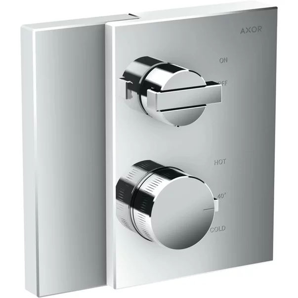 Baterii baie - Baterie dus termostatata incastrata Hansgrohe Axor Edge