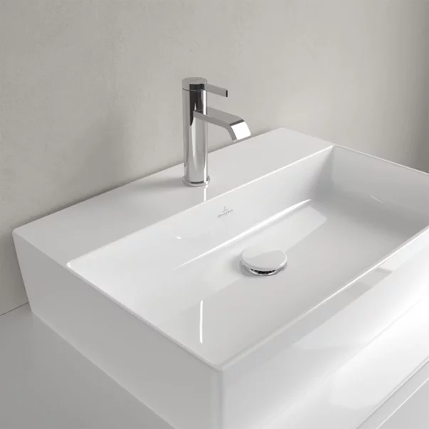 Lavoar pe blat Villeroy&Boch Memento alb lucios 60 cm [6]