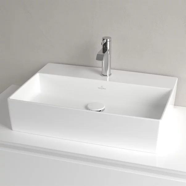 Lavoar pe blat Villeroy&Boch Memento alb lucios 60 cm [7]