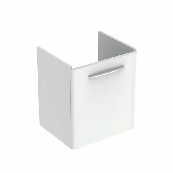Mobilier Baie - Dulap baza pentru lavoar suspendat Geberit Selnova Square alb 1 usa 60 cm