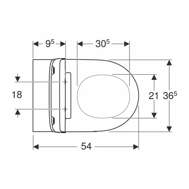 Pachet vas wc suspendat Geberit One TurboFlush si rezervor wc cu cadru incastrat Geberit Duofix Sigma UP320 [6]